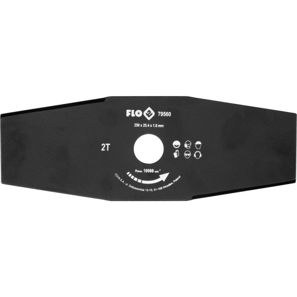 NÓŻ 2-RAMIENNY DO KOSY 250 MM / 25,4 MM 79560