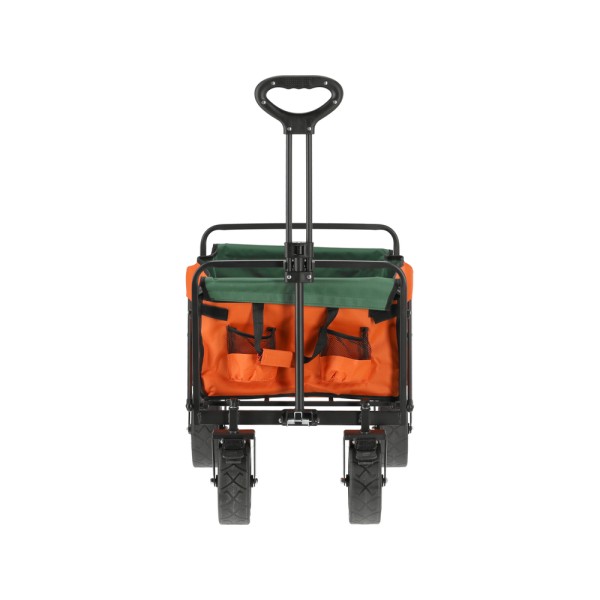 WÓZEK OGRODOWY TURYSTYCZNY SKŁADANY Z SZEROKIMI OPONAMI 100KG 90181