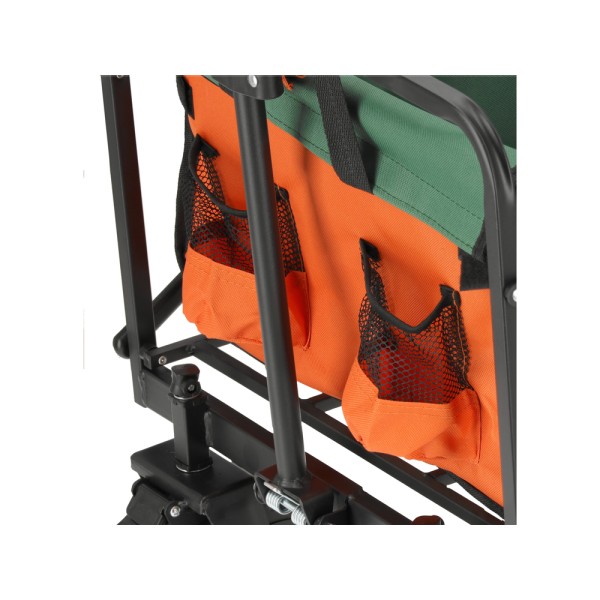 WÓZEK OGRODOWY TURYSTYCZNY SKŁADANY Z SZEROKIMI OPONAMI 100KG 90181