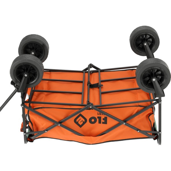 WÓZEK OGRODOWY TURYSTYCZNY SKŁADANY Z SZEROKIMI OPONAMI 100KG 90181