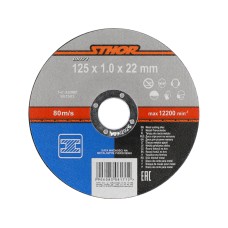 TARCZA DO CIĘCIA METALU 125 X 1 X 22 MM 08171