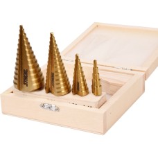 ZESTAW WIERTEŁ STOPNIOWYCH 4SZT. 22617