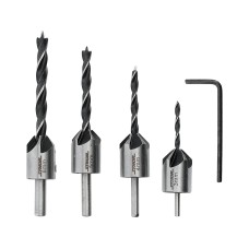 ZESTAW WIERTEŁ Z POGŁĘBIACZEM 5 ELE. 22720