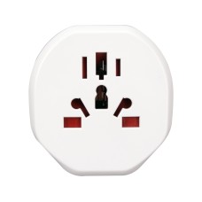 ADAPTER PODRÓŻNY Z UNIWERSALNYM GNIAZDEM I EUROPEJSKĄ WTYCZKĄ, ŚWIAT - EUROPA 72440