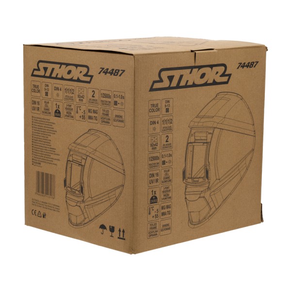 PRZYŁBICA SPAWALNICZA TRUE COLOR UCHYLNY FILTR 92X42 MM 74487