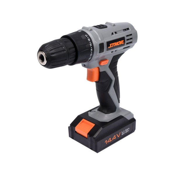 WIERTARKO-WKRĘTARKA 14,4V, 17 NM - AKUMULATOR 1,3 AH 78982