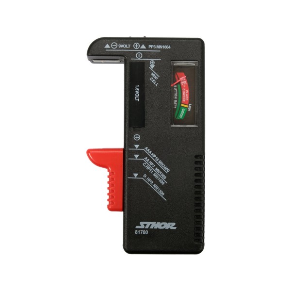 TESTER BATERII 1,5V ORAZ 9V WSZYSTKIE RODZAJE 81700