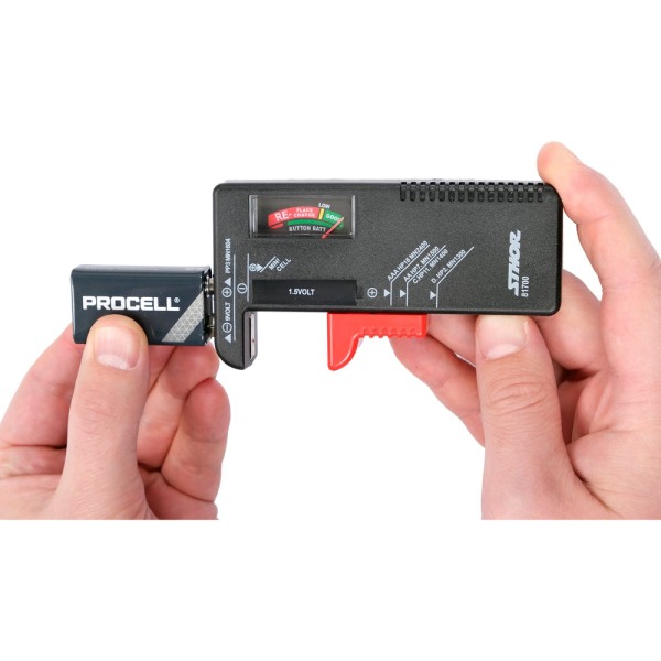 TESTER BATERII 1,5V ORAZ 9V WSZYSTKIE RODZAJE 81700