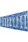 KLUCZE PŁASKIE 6-22 MM, ZESTAW 8 SZT., ETUI 50580