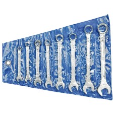 KLUCZE PŁASKO-OCZKOWE, 6-19 MM, ZESTAW 8 SZT. ETUI 51580