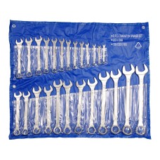 KLUCZE PŁASKO-OCZKOWE 6-32 MM, ZESTAW 25 SZT. ETUI 51650