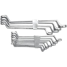 KLUCZE OCZKOWE ODGIĘTE 6-32 MM, ZESTAW 12 SZT. CLIP 52630