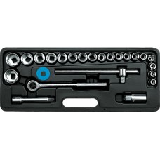 KLUCZE NASADOWE 1/2'', 10-32 MM, ZESTAW 24 SZT. 58240