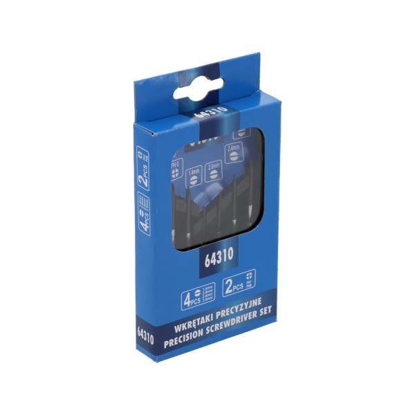 WKRĘTAKI PRECYZYJNE, ZESTAW 6 SZT. 64310