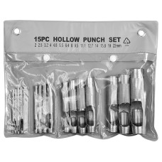 PRZEBIJAKI DO SKÓRY 2-22MM, ZESTAW 15 SZT. 76700