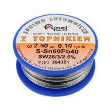 SPOIWO LUTOWNICZE SN60PB40  2,5/100 76822