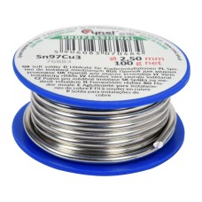 SPOIWO, DRUT LUTOWNICZY DO INSTALACJI MIEDZIANYCH NA SZPULI 2,5MM, 100G, SN97CU3 76883