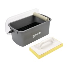 WIADRO GLAZURNICZE Z ROLKĄ I PACKĄ Z GĄBKĄ 00250