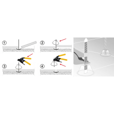 PASKI UZUPEŁNIAJĄCE ZESTAW DO POZIOMOWANIA PŁYTEK CERAMICZNYCH 04681