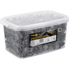 KLIPSY DO SYSTEMU POZIOMOWANIA PŁYTEK 1,5MM 900SZT 04724