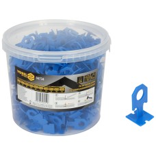 SYSTEM, KLIPSY DO POZIOMOWANIA PŁYTEK 2MM W WIADERKU 400SZT 04734