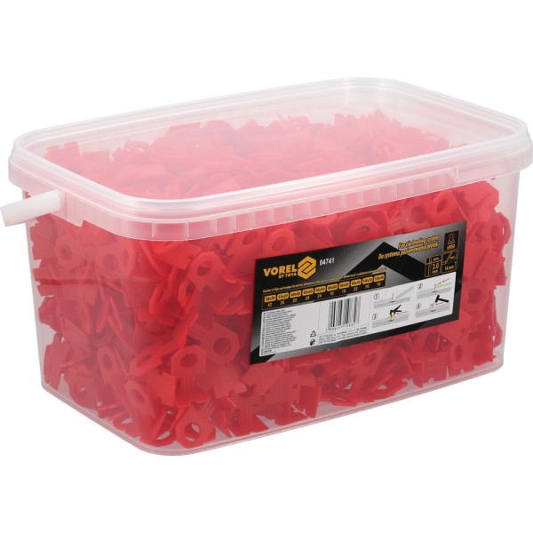 KLIPSY DO SYSTEMU POZIOMOWANIA PŁYTEK 3MM 900SZT 04741