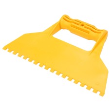 SZPACHLA PLASTIKOWA DO ZAPRAW I KLEJÓW 225MM Z ZĘBAMI 6X6MM 05972