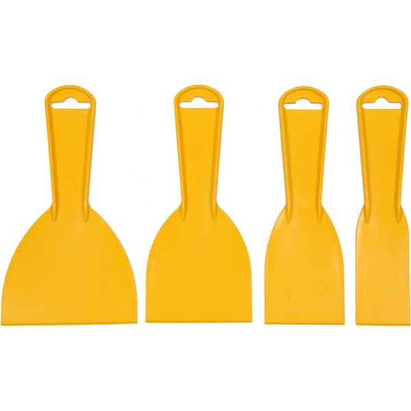 SZPACHELKI PLASTIKOWE 4SZT. 40,60,80,100MM 05980