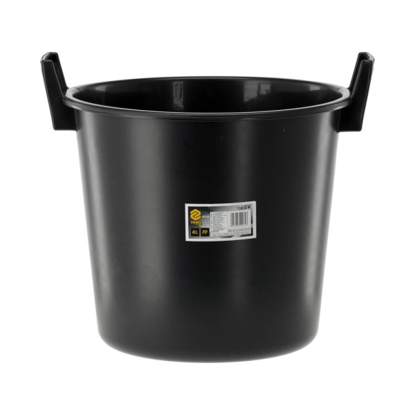 KUBEŁ, POJEMNIK PLASTIKOWY BUDOWLANO-OGRODOWY 40L Z UCHWYTAMI 06338