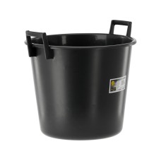 KUBEŁ, POJEMNIK PLASTIKOWY BUDOWLANO-OGRODOWY 40L Z UCHWYTAMI 06338