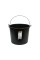 WIADRO BUDOWLANE, CZARNE 13L 06383