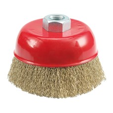 SZCZOTKA CZOŁOWA 75 MM, DRUT KARBOWANY 06970