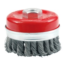 SZCZOTKA CZOŁOWA 100 MM, DRUT SPLATANY 06976