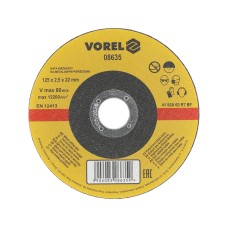 TARCZA DO CIĘCIA METALU 125X2,5X22 08635