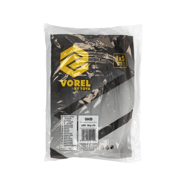 FOLIA OCHRONNA 4X5 M, UNIWERSALNA, MALARSKA, BUDOWLANA 09459