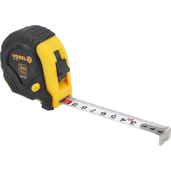 MIARA ZWIJANA ŻÓŁTO-CZARNA 3 M X 16 MM 10123