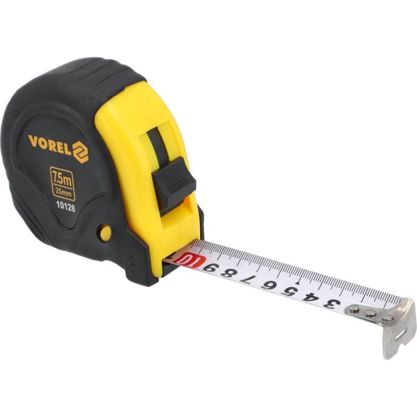 MIARA ZWIJANA ŻÓŁTO-CZARNA 7,5 M X 25 MM 10128