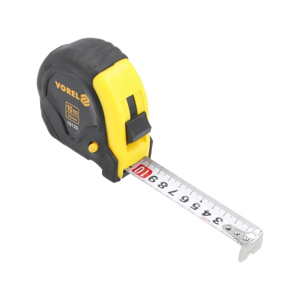 MIARA ZWIJANA ŻÓŁTO-CZARNA 10 M X 25 MM 10129