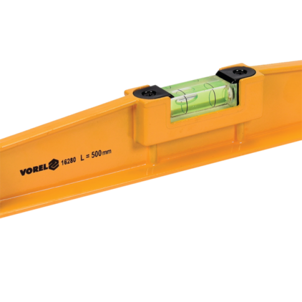 POZIOMNICA TRAPEZOWA 500 MM, ALUMINIOWA, DWIE LIBELLE 16280