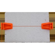 DWA UCHWYTY KĄTOWE DO LINKI MURARSKIEJ + 18 M LINKI 17430