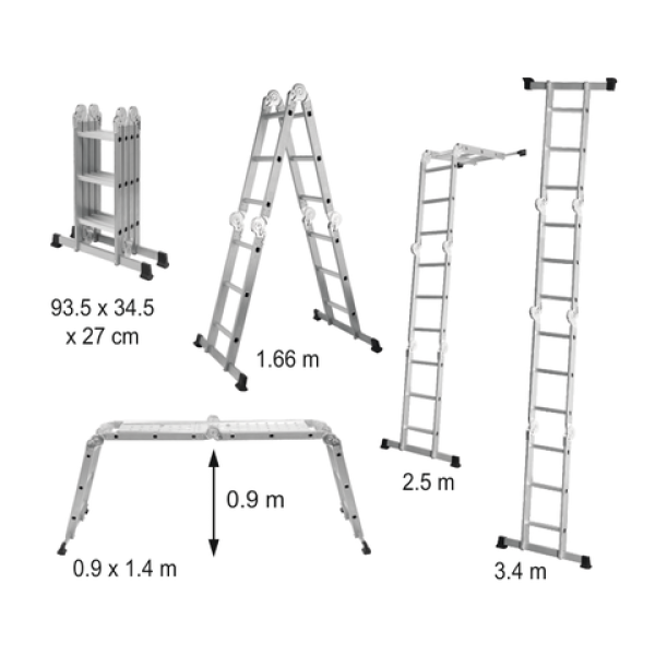 DRABINA WIELOFUNKCYJNA 4X3 17704