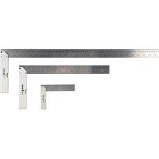 KĄTOWNIKI METALOWE  ZE STOPKĄ I LIBELLĄ  150/400/700 MM 18390