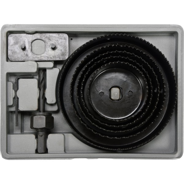 WYCINARKA DO OTWORÓW W DREWNIE 64-127 MM, 8 SZT. 22571