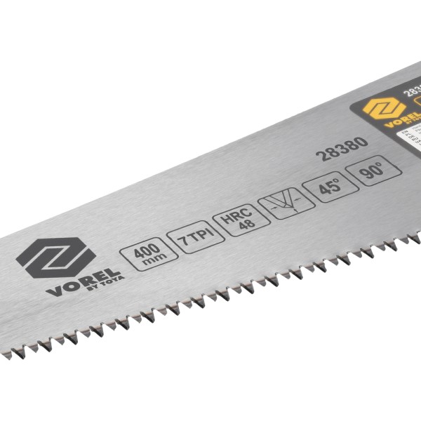 PIŁA PŁATNICA 400MM, OSTRZONE I HARTOWANE TRZY KRAWĘDZIE ZĘBÓW 28380