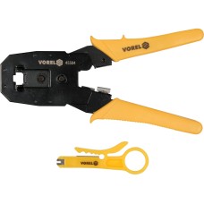 SZCZYPCE DO ZACISKANIA WTYCZEK TELEFONICZNYCH I SIECIOWYCH RJ45 RJ10 RJ11 45504