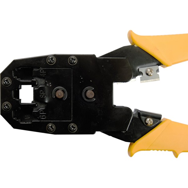 SZCZYPCE DO ZACISKANIA WTYCZEK TELEFONICZNYCH I SIECIOWYCH RJ45 RJ10 RJ11 45504