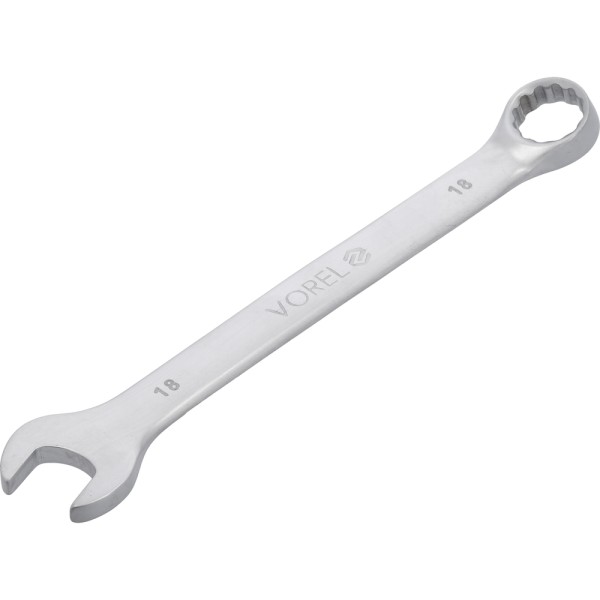 KLUCZ PŁASKO-OCZKOWY C-V 18MM SATYNA 51683