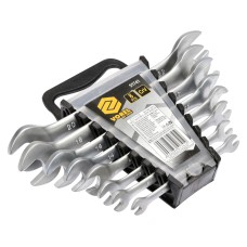 KLUCZE PŁASKIE 6-22 MM, ZESTAW 8 SZT. SATYNA 51741