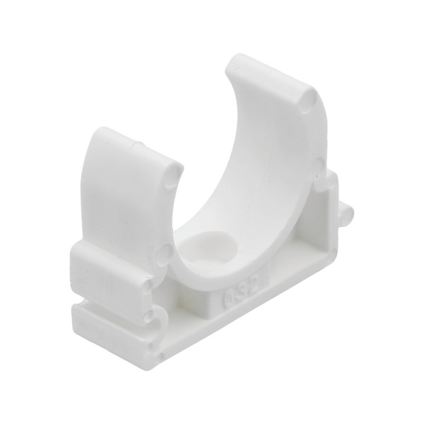 UCHWYTY, KLIPSY MONTAŻOWE, INSTALATORSKIE, OTWARTE DO RUR 32MM 4SZT. 54817