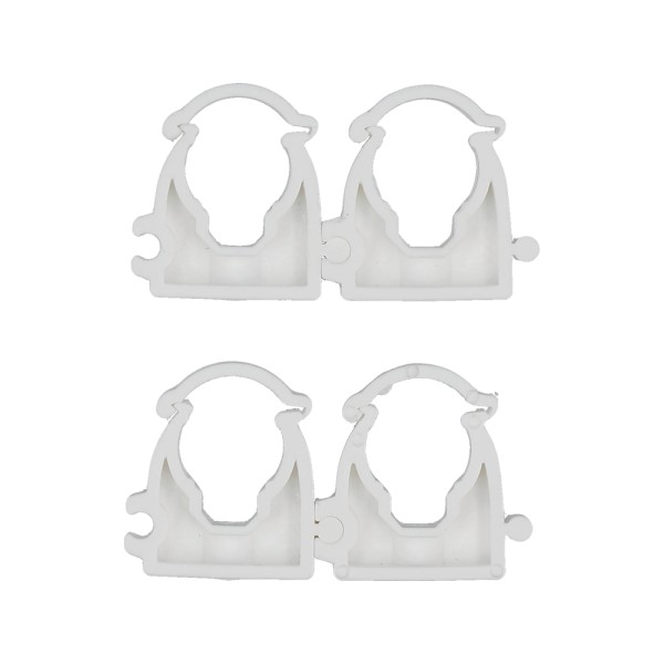 UCHWYTY, KLIPSY MONTAŻOWE, INSTALATORSKIE, ZAMYKANE DO RUR I PRZEWODÓW 15-16MM 4SZT. 54830